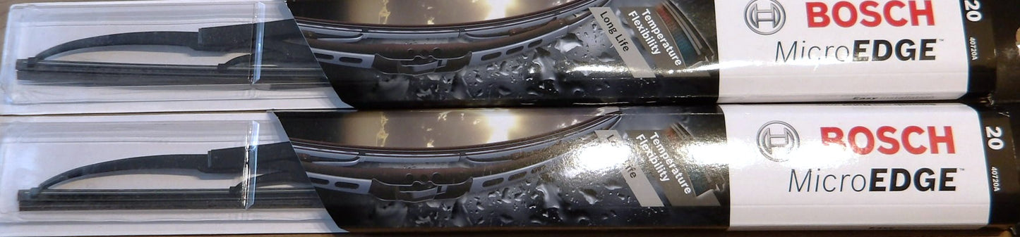 ボルボ 740 760 780 940 フロントガラス用ワイパー U字フック 500mm（20インチ） 左右セット【ボッシュ製・新品】