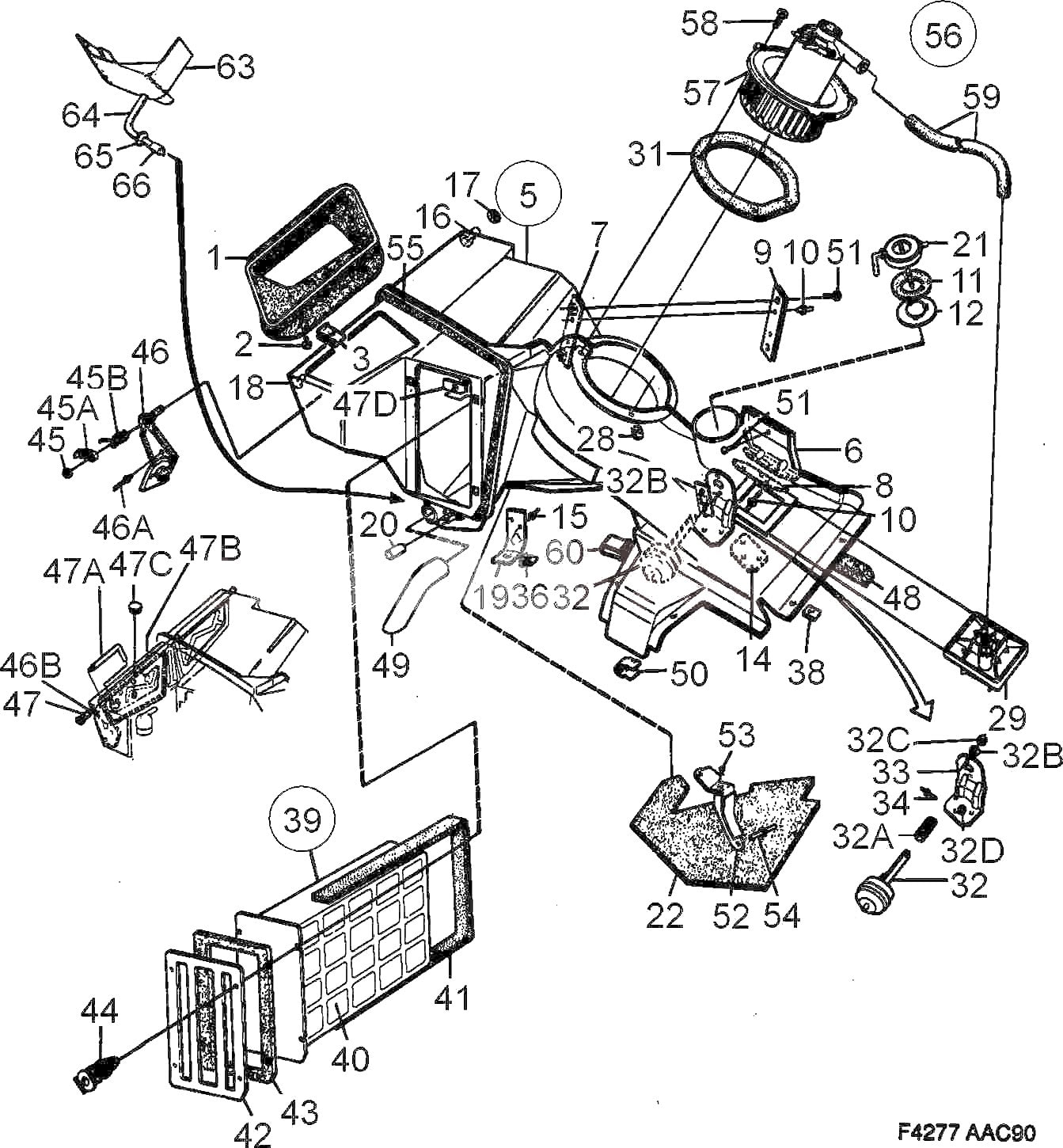 SAAB サーブ C900 クラシック900用 エアコンキャビンフィルター【新品】