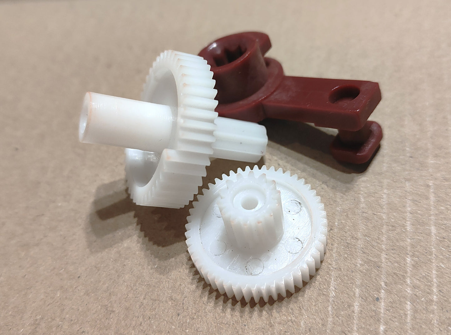 サーブ 9-5用 エアコン内気再循環フラップ用リンクレバー・モーターギアリペアキット【新品】2004年モデルまで適合