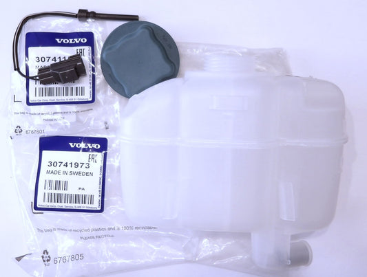 ボルボ S60 S80 V70 XC70 XC90 エキスパンションタンク キャップ・レベルセンサー付【ボルボ純正新品】クーラントリザーバータンク