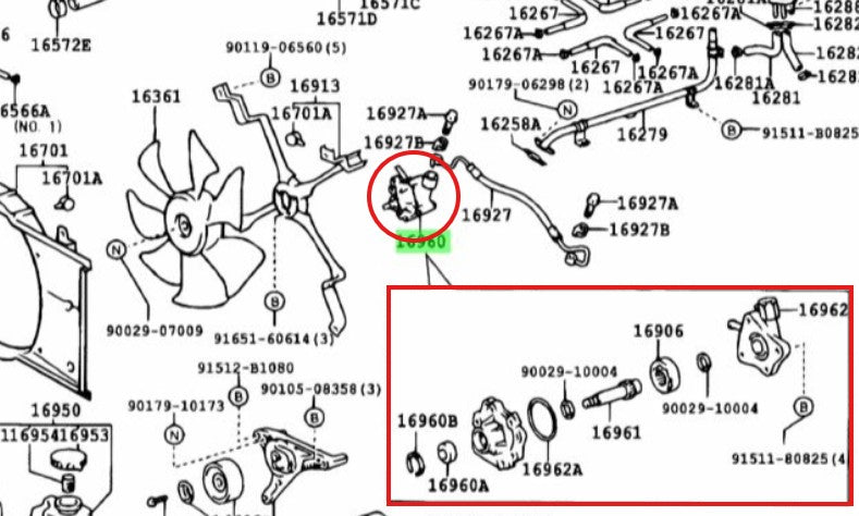 トヨタ セルシオ・センチュリー ラジエーター冷却用油圧モーターギア・クーリングファン【トヨタ純正・新品】ハイドロモーター