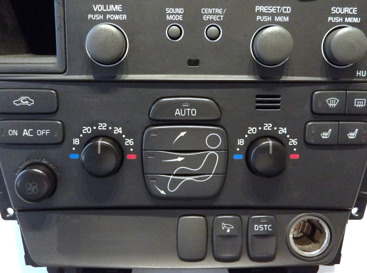 VOLVO ボルボ S60 V70 XC70 HU-850 ヘッドユニット・エアコン 操作パネル 整備済【USED美品】